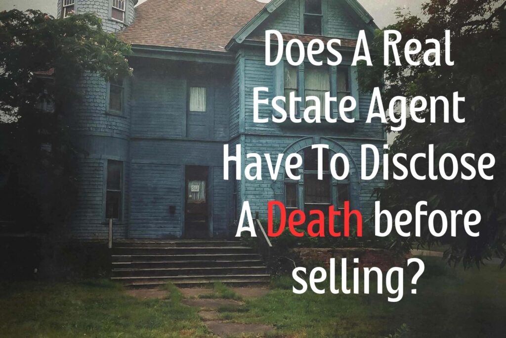 Real estate death disclosure document - guidelines and legal requirements for disclosing deaths in properties.