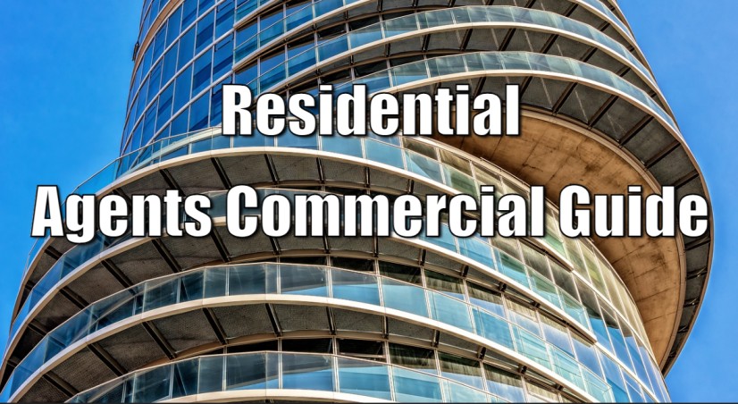 A person reading the Residential Agents Commercial Guide, a comprehensive resource for navigating commercial real estate.
